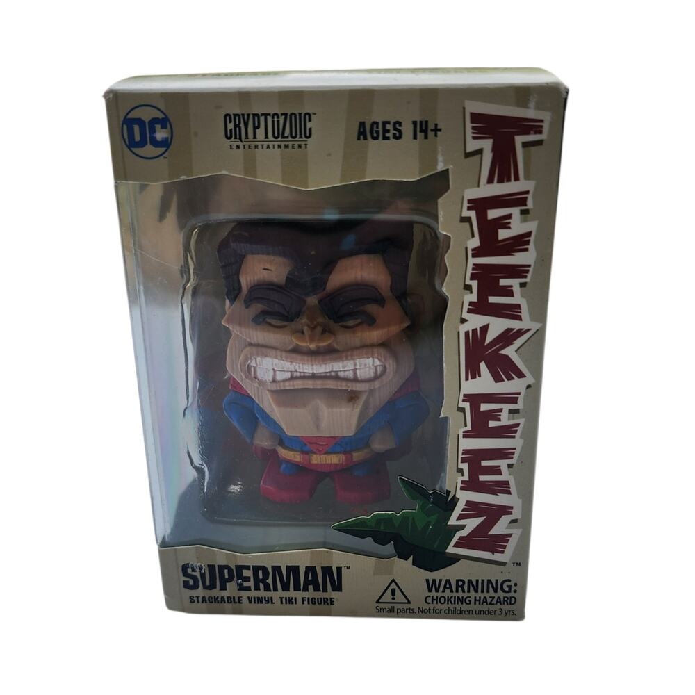 Cryptozoic DC Superman Teekeez Vinyl Tiki Figure Factory Sealed 2017